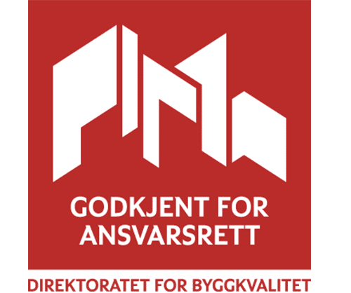 Godkjent for ansvarsrett logo - rørleggertjenester Rørlegger Rørleggerservice Stabæk Stabekk